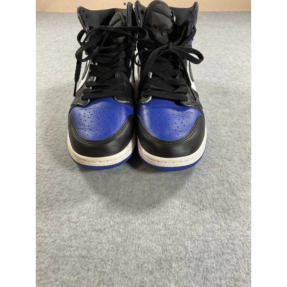 Jordan 1 Retro High OG Royal Toe Black White Blue 575441-041 Mens 6.5Y